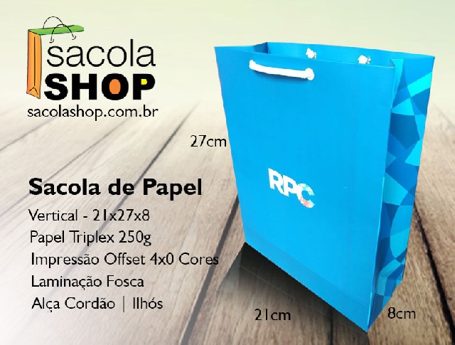 Sacola shop sacolas personalizadas Classificados Brasil